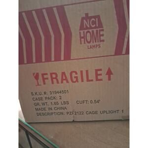 Accent Lamps 1 Silver 1 Charcoal Gray In Each Box